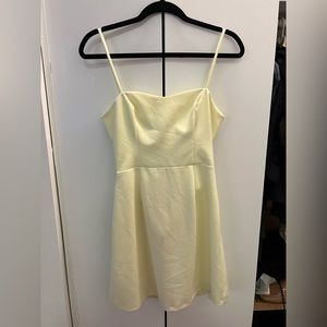 French Connection Yellow Tie Back Dress size XS/4